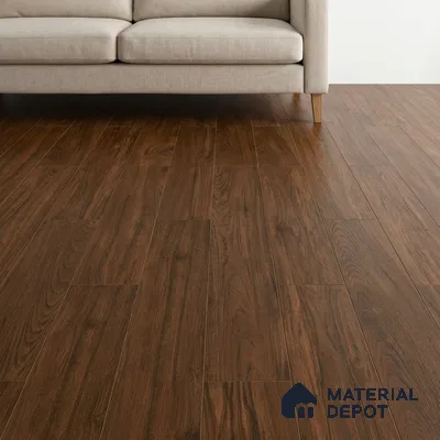 Wood Floor & Wall Tile TL 07512 B 4 ft x 0.65 ft Vitrified Matte Finish - 9 mm | 2-3 mm Spacer is Mandatory (Sample)
