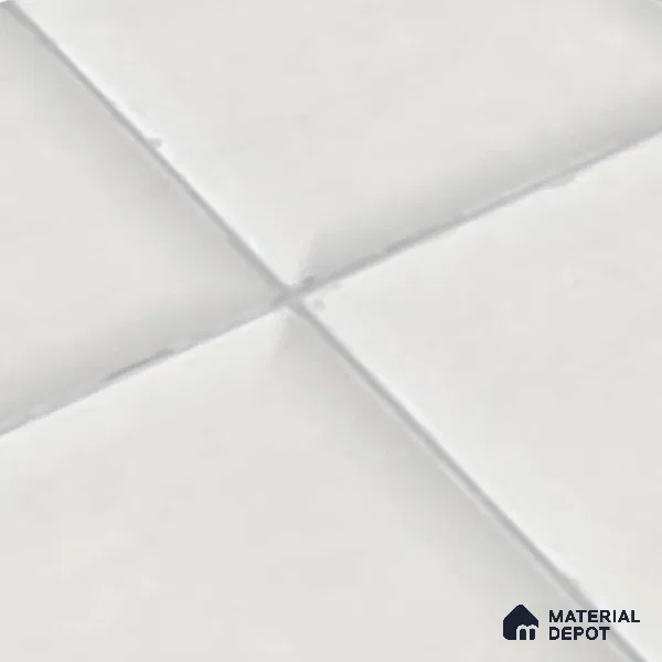 Faux Subway Look Glossy Finish White Ceramic Wall Tile | TL 07515 2 ft x 1 ft - 8 mm | Suitable For Kitchen & Bathroom