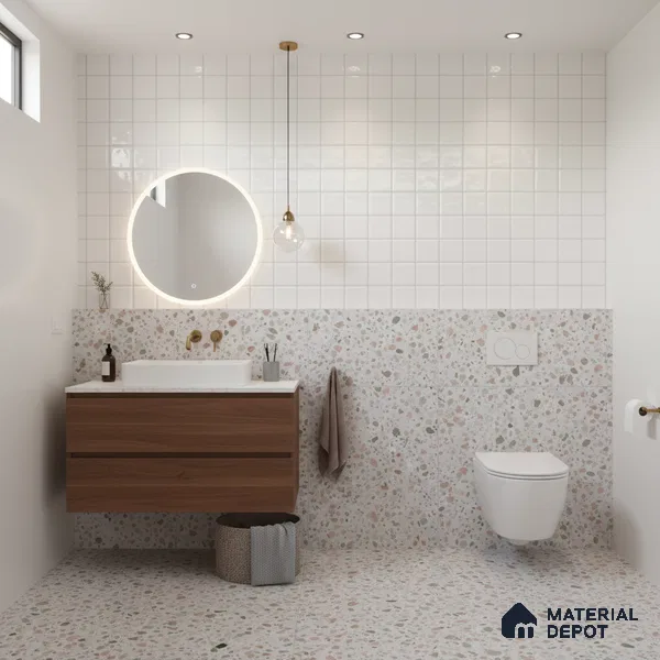 Faux Subway Wall Tile TL 07515 Plaid Biamco 2 ft x 1 ft Ceramic Glossy Finish - 8 mm | Suitable for Bathroom, Kitchen backsplash | Please Expect a Slight Variation of Pattern