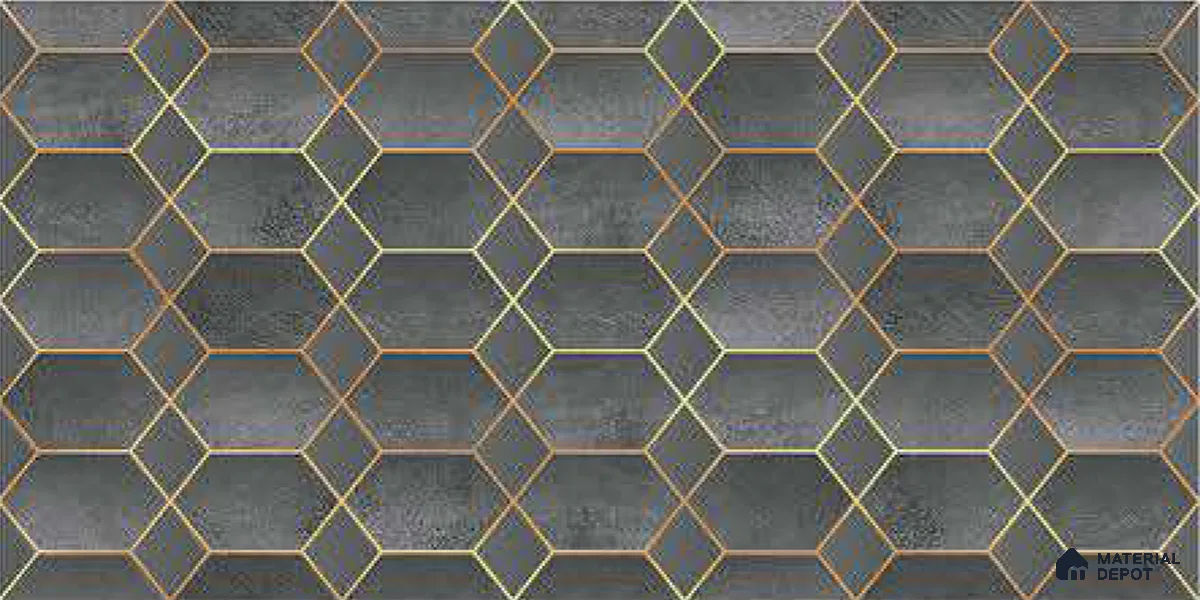 Highlighter Tiles Wall Tile TL 07517 B 4673-HL 2 ft x 1 ft Ceramic Glossy Finish - 9 mm | Suitable for Kitchen, Bathroom & Balcony Walls