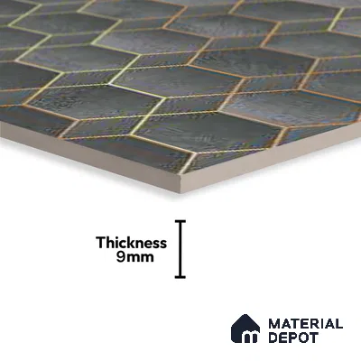 Highlighter Tiles Wall Tile TL 07517 B 4673-HL 2 ft x 1 ft Ceramic Glossy Finish - 9 mm | Suitable for Kitchen, Bathroom & Balcony Walls