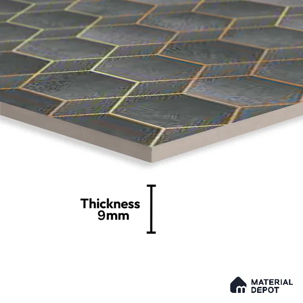 Highlighter Tiles Wall Tile TL 07517 B 4673-HL 2 ft x 1 ft Ceramic Glossy Finish - 9 mm | Suitable for Kitchen, Bathroom & Balcony Walls