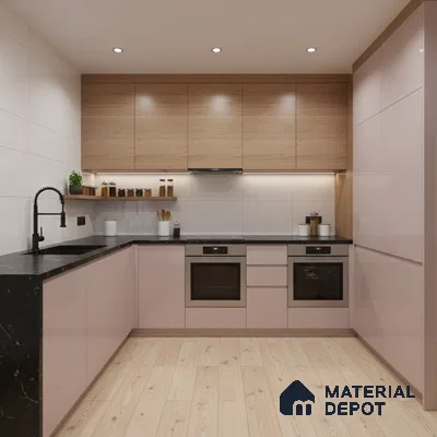 Plain Solids Wall Tile TL 07517 4673-L 2 ft x 1 ft Ceramic Glossy Finish - 9 mm | Suitable for Kitchen, Bathroom & Balcony Walls (Sample)