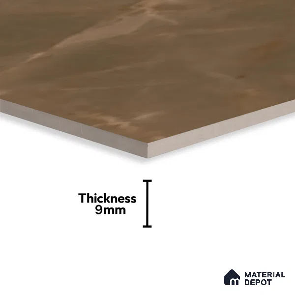 Marble Wall Tile TL 07518 C 4670-D 2 ft x 1 ft Ceramic Glossy Finish - 9 mm | Suitable for Kitchen, Bathroom & Balcony Walls
