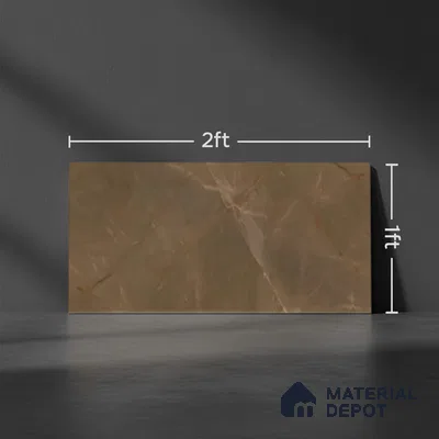 Marble Wall Tile TL 07518 C 4670-D 2 ft x 1 ft Ceramic Glossy Finish - 9 mm | Suitable for Kitchen, Bathroom & Balcony Walls