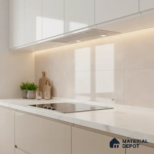 Marble Solids Wall Tile TL 07518 4670-L 2 ft x 1 ft Ceramic Glossy Finish - 9 mm | Suitable for Kitchen, Bathroom & Balcony Walls