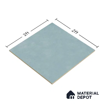 Cement Floor & Wall Tile TL 07520 Azzule Aqua 2 ft x 2 ft Matte Finish Vitrified Tile - 9 mm | Suitable For living Room, Bedroom, Bathroom | Random Designs