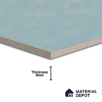 Cement Floor & Wall Tile TL 07520 Azzule Aqua 2 ft x 2 ft Matte Finish Vitrified Tile - 9 mm | Suitable For living Room, Bedroom, Bathroom | Random Designs