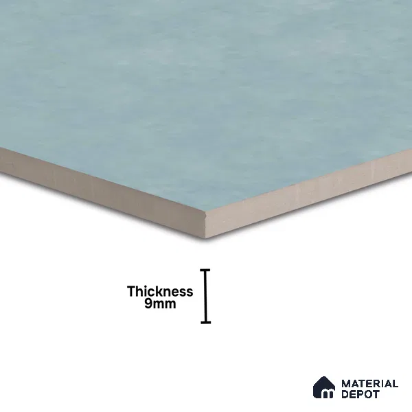 Cement Floor & Wall Tile TL 07520 Azzule Aqua 2 ft x 2 ft Matte Finish Vitrified Tile - 9 mm | Suitable For living Room, Bedroom, Bathroom | Random Designs