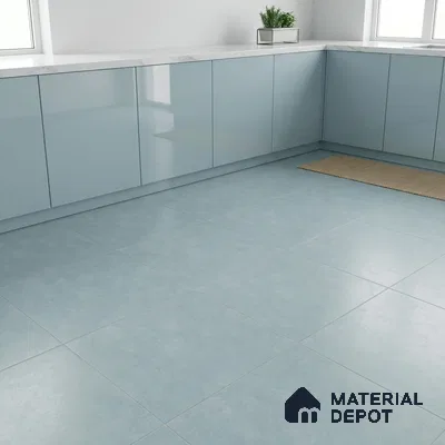 Stone Floor & Wall Tile TL 07520 Azzule Aqua 2 ft x 2 ft Matte Finish Vitrified Tile - 9 mm | Suitable For living Room, Bedroom, Bathroom (Sample)