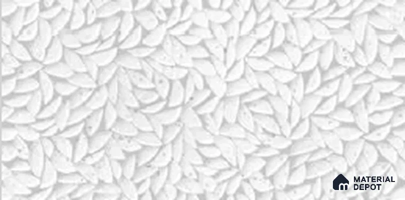 Grey Highlighter Wall Tile TL 07524 E Lustra Terrazzo Bianco Decor 2 ft x 1 ft Ceramic Carving Satin Finish - 9 mm | Suitable For Kitchen Backsplash, Bathroom & Basin Accent