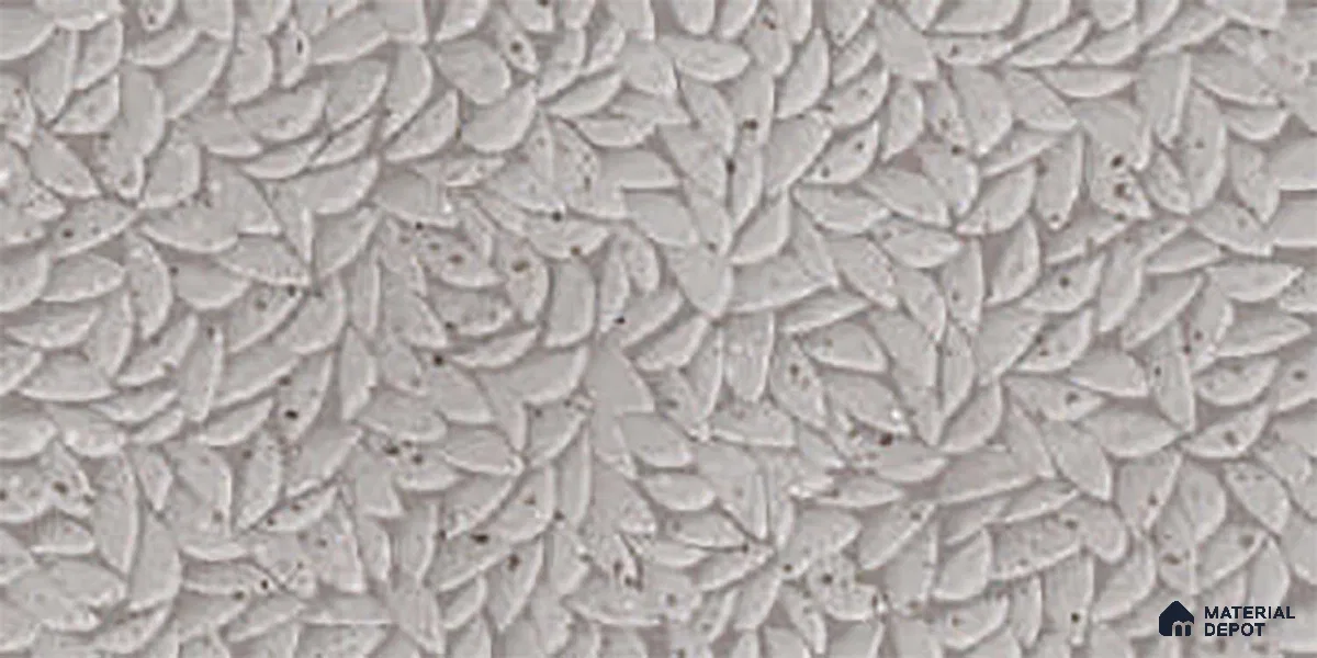 Grey Highlighter Wall Tile TL 07524 G Lustra Terrazzo Grey Decor 2 ft x 1 ft Ceramic Carving Satin Finish - 9 mm | Suitable For Kitchen Backsplash, Bathroom & Basin Accent