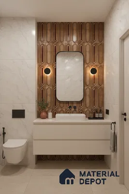 Faux Subway Wall Tile TL 07525 C   12 inch x 12 inch Ceramic Glossy Finish - 9.5 mm | Suitable for Accent / Feature Walls, Bathroom, Kitchen Wall & Backsplashes | Please Expect a Slight Variation of Pattern