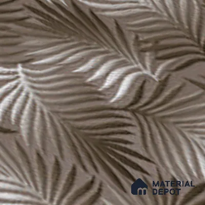 Grey Highlighter Wall Tile TL 07528 C Lustra Brilliant Forest Decor 2 ft x 1 ft Ceramic Glossy Finish - 9 mm | Suitable For Kitchen, Bathroom & Accent/Feature Wall