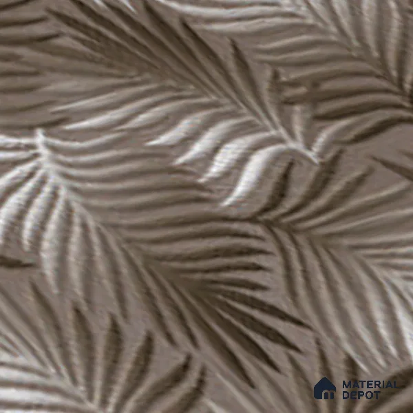 Grey Highlighter Wall Tile TL 07528 C Lustra Brilliant Forest Decor 2 ft x 1 ft Ceramic Glossy Finish - 9 mm | Suitable For Kitchen, Bathroom & Accent/Feature Wall