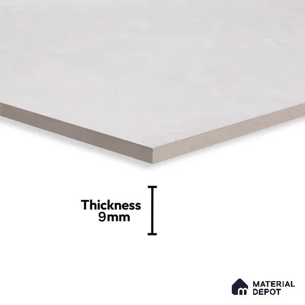 Cement Look Glossy Finish Grey Ceramic Wall Tile | TL 07528 2 ft x 1 ft - 9 mm | Suitable For Kitchen & Bathroom