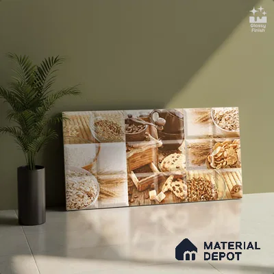 Highlighter Wall Tile TL 07530 E Multi Colour Lustra 2 ft x 1 ft Ceramic Glossy Finish - 9 mm | Suitable For Kitchen & Dining Area