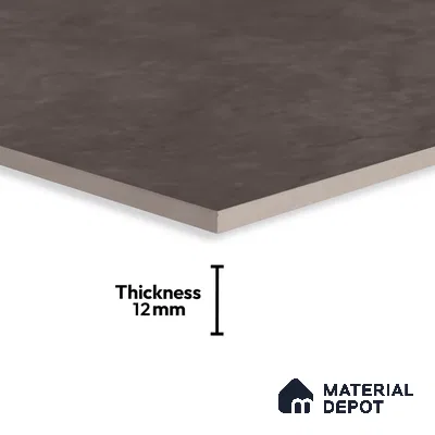 Stone Floor Tile TL 07533 C Glitter Coffee 16 x 16 inch Texture Finish Vitrified Tile - 12 mm | Suitable for Parking, Outdoor & Bathroom | Pattern Alignment May Vary | 2-3 mm Spacer is Mandatory