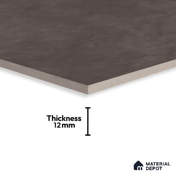 Stone Floor Tile TL 07533 C Glitter Coffee 16 x 16 inch Texture Finish Vitrified Tile - 12 mm | Suitable for Parking, Outdoor & Bathroom | Pattern Alignment May Vary | 2-3 mm Spacer is Mandatory