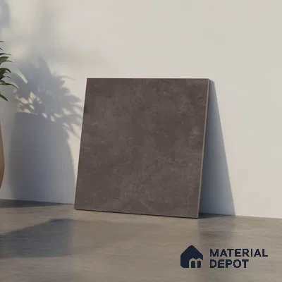 Stone Floor Tile TL 07533 C Glitter Coffee 16 x 16 inch Texture Finish Vitrified Tile - 12 mm | Suitable for Parking, Outdoor & Bathroom | Pattern Alignment May Vary | 2-3 mm Spacer is Mandatory