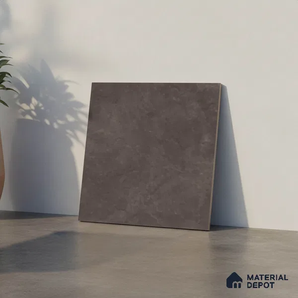 Stone Floor Tile TL 07533 C Glitter Coffee 16 x 16 inch Texture Finish Vitrified Tile - 12 mm | Suitable for Parking, Outdoor & Bathroom | Pattern Alignment May Vary | 2-3 mm Spacer is Mandatory