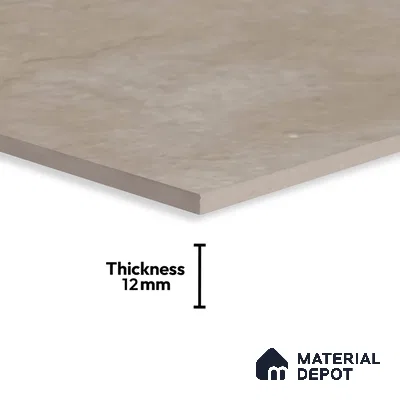 Stone Floor Tile TL 07533 E Glitter Cement 16 x 16 inch Texture Finish Vitrified Tile - 12 mm | Suitable for Parking, Outdoor & Bathroom | Pattern Alignment May Vary | 2-3 mm Spacer is Mandatory