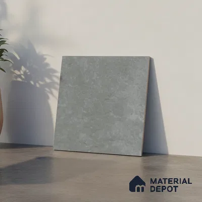 Stone Floor Tile TL 07533 F Glitter Green 16 x 16 inch Texture Finish Vitrified Tile - 12 mm | Suitable for Parking, Outdoor & Bathroom | Pattern Alignment May Vary | 2-3 mm Spacer is Mandatory