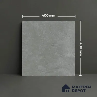 Stone Floor Tile TL 07533 F Glitter Green 16 x 16 inch Texture Finish Vitrified Tile - 12 mm | Suitable for Parking, Outdoor & Bathroom | Pattern Alignment May Vary | 2-3 mm Spacer is Mandatory