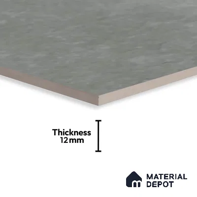 Stone Floor Tile TL 07533 F Glitter Green 16 x 16 inch Texture Finish Vitrified Tile - 12 mm | Suitable for Parking, Outdoor & Bathroom | Pattern Alignment May Vary | 2-3 mm Spacer is Mandatory