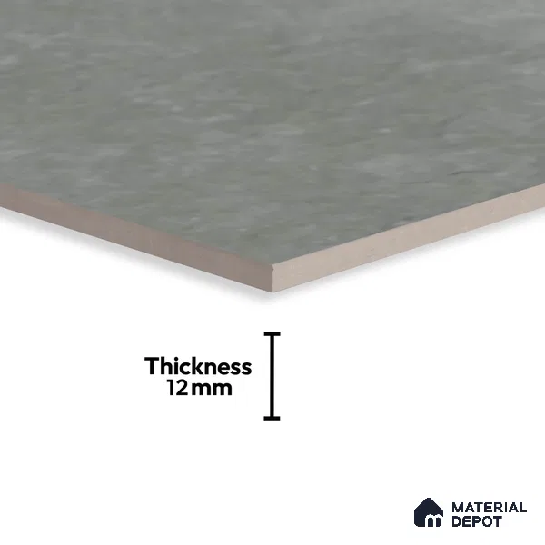 Stone Floor Tile TL 07533 F Glitter Green 16 x 16 inch Texture Finish Vitrified Tile - 12 mm | Suitable for Parking, Outdoor & Bathroom | Pattern Alignment May Vary | 2-3 mm Spacer is Mandatory