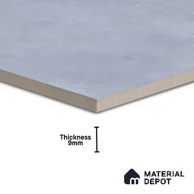 Cement Floor & Wall Tile TL 07535 Pantone Grey 2 ft x 2 ft Matte Finish Vitrified Tile - 9 mm | Suitable For living Room, Bedroom, Bathroom