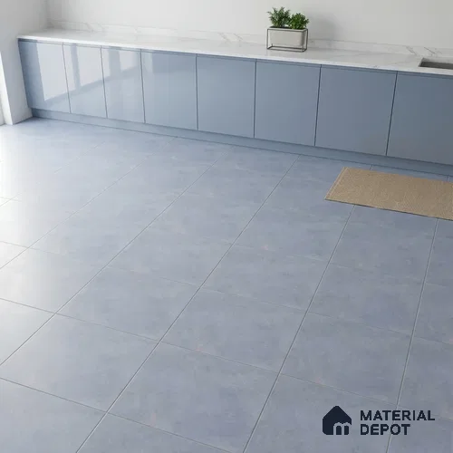 Cement Floor & Wall Tile TL 07535 Pantone Grey 2 ft x 2 ft Matte Finish Vitrified Tile - 9 mm | Suitable For living Room, Bedroom, Bathroom