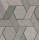 TL 07541 B Geometric Stone 1.31 ft x 1.31 ft Matte Finish Vitrified Floor Tile - 12 mm | Image 01