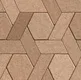 TL 07541 Hexagon Interlock 1.31 ft x 1.31 ft Matte Finish Vitrified Floor Tile - 12 mm | Image 01