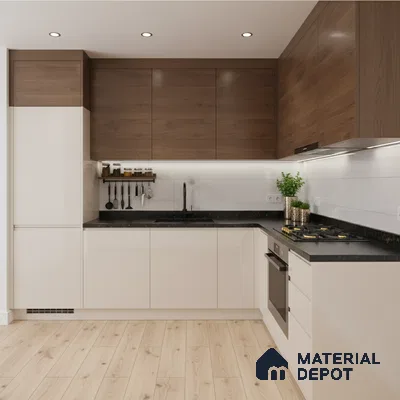 Subway Wall & Floor Tile TL 07550 B Easton Bianco 7.87 inch x 7.87 inch Vitrified Glossy Finish - 9 mm  | 6 Random Design | 2 mm Spacer is Mandatory | Please Expect a Slight Variation of Pattern