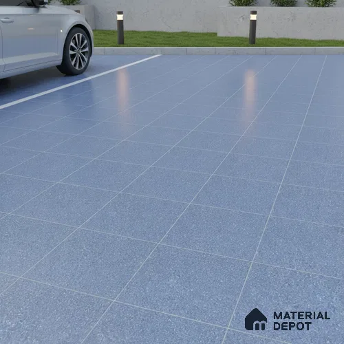 Parking Floor Tile TL 07553 Cerulean Whisper | 16 x 16 inch | Anti Skid Matte Finish Heavy Duty Vitrified Tile - 12 mm | Suitable For Outdoor, Terrace, Balcony | Pattern Alignment May Vary | 2-3 mm Spacer is Mandatory