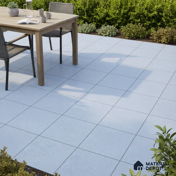 Parking Floor Tile TL 07554 Midnight Surf | 16 x 16 inch | Anti Skid Matte Finish Heavy Duty Vitrified Tile - 12 mm | Suitable For Bathroom, Terrace, Balcony | Pattern Alignment May Vary | 2-3 mm Spacer is Mandatory