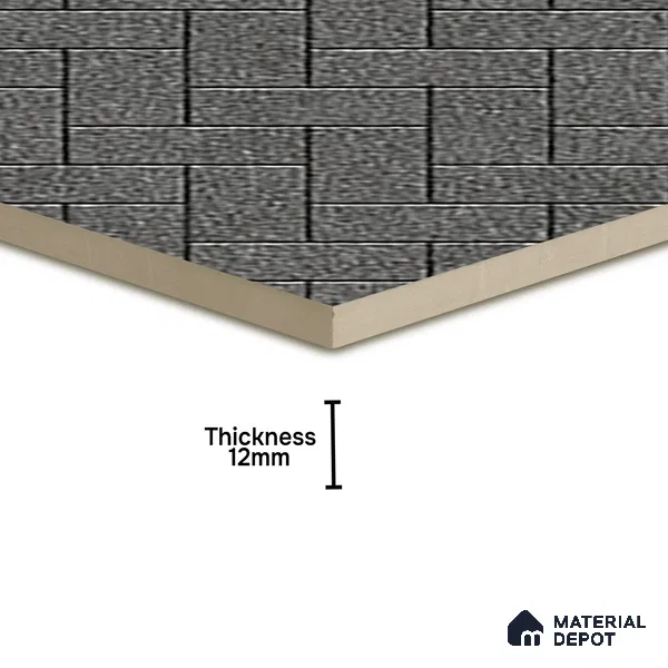 Parking Floor Tile TL 07562 Cloud Harbor | 16 x 16 inch | Anti Skid Matte Finish Heavy Duty Vitrified Tile - 12 mm | Suitable For High Traffic Areas, Terrace, Balcony | Pattern Alignment May Vary | 2-3 mm Spacer is Mandatory