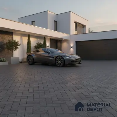 Parking Floor Tile TL 07562 Cloud Harbor | 16 x 16 inch | Anti Skid Matte Finish Heavy Duty Vitrified Tile - 12 mm | Suitable For High Traffic Areas, Terrace, Balcony | Pattern Alignment May Vary | 2-3 mm Spacer is Mandatory