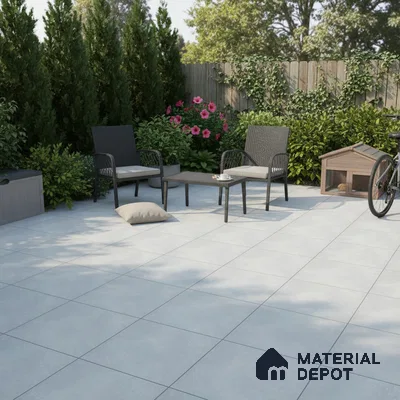 Parking Floor Tile TL 07568 Lunar Dust | 16 x 16 inch | Anti Skid Matte Finish Heavy Duty Vitrified Tile - 12 mm | Suitable For Bathroom, Terrace, Balcony | Pattern Alignment May Vary | 2-3 mm Spacer is Mandatory