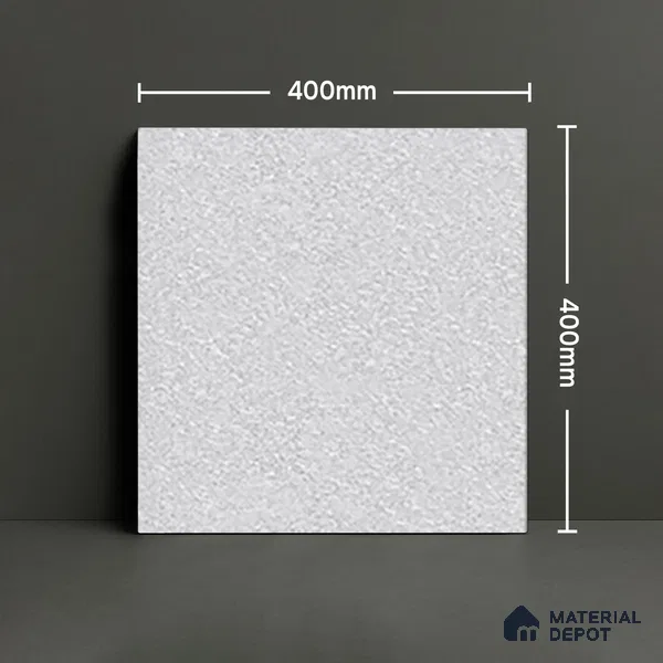 Parking Floor Tile TL 07570 Canvas Bloom | 16 x 16 inch | Anti Skid Matte Finish Heavy Duty Vitrified Tile - 12 mm | Suitable For High Traffic Areas, Terrace, Balcony | Pattern Alignment May Vary | 2-3 mm Spacer is Mandatory