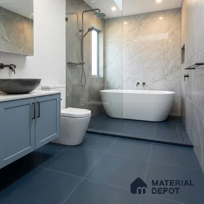 Parking Floor Tile TL 07577 Azure Echo | 16 x 16 inch | Anti Slip Matte Finish Heavy Duty Vitrified Tile - 12 mm | Suitable For High Traffic Areas, Bathroom, Balcony | Pattern Alignment May Vary | 2-3 mm Spacer is Mandatory