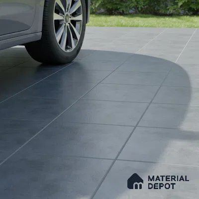Parking Floor Tile TL 07577 Azure Echo | 16 x 16 inch | Anti Slip Matte Finish Heavy Duty Vitrified Tile - 12 mm | Suitable For High Traffic Areas, Bathroom, Balcony | Pattern Alignment May Vary | 2-3 mm Spacer is Mandatory