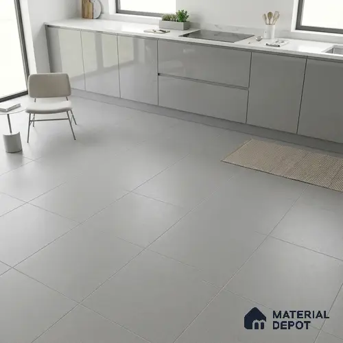 Gris Stone Wall & Floor Tile TL 07583 G Fine Stone Gris Full Body 2 ft x 2 ft Vitrified Matte Finish - 9 mm