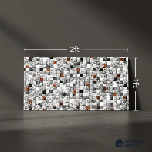 TL 07585 Stone Dote Matte Finish 600 x 300 mm Elevation Wall Cladding Tile - 11 mm
