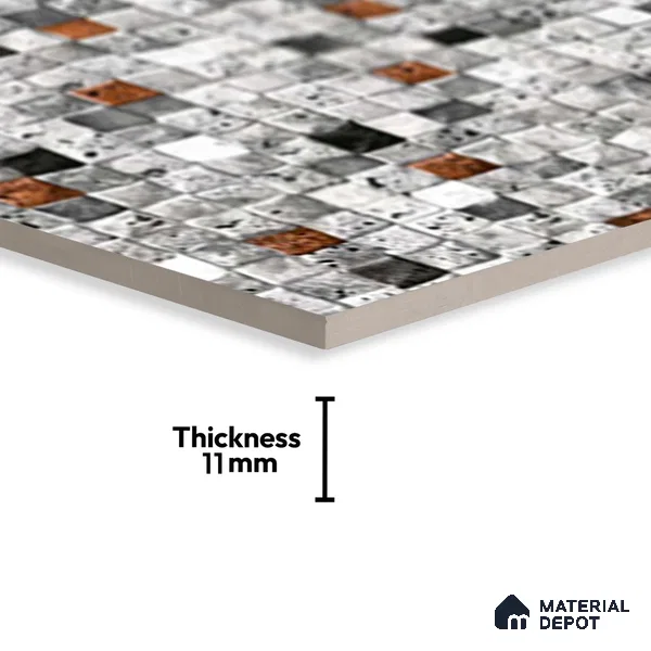 TL 07585 Stone Dote Matte Finish 600 x 300 mm Elevation Wall Cladding Tile - 11 mm