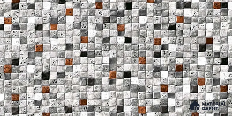 TL 07585 Stone Dote Matte Finish 600 x 300 mm Elevation Wall Cladding Tile - 11 mm