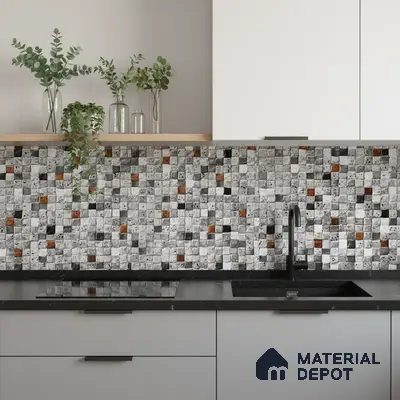 TL 07585 Stone Dote Matte Finish 600 x 300 mm Elevation Wall Cladding Tile - 11 mm