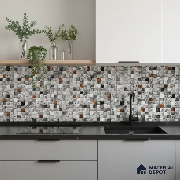 TL 07585 Stone Dote Matte Finish 600 x 300 mm Elevation Wall Cladding Tile - 11 mm
