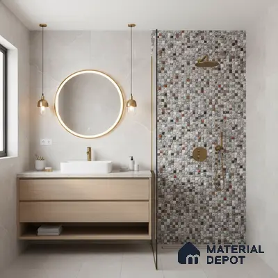 TL 07585 Stone Dote Matte Finish 600 x 300 mm Elevation Wall Cladding Tile - 11 mm